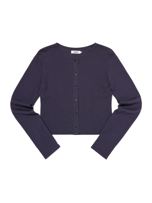 POINTELLE CARDIGAN & SLEEVELESS SET(DARK NAVY)