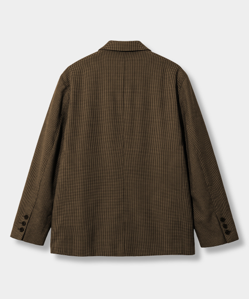 울 블렌드 체크 블레이저 자켓_2 COLOR