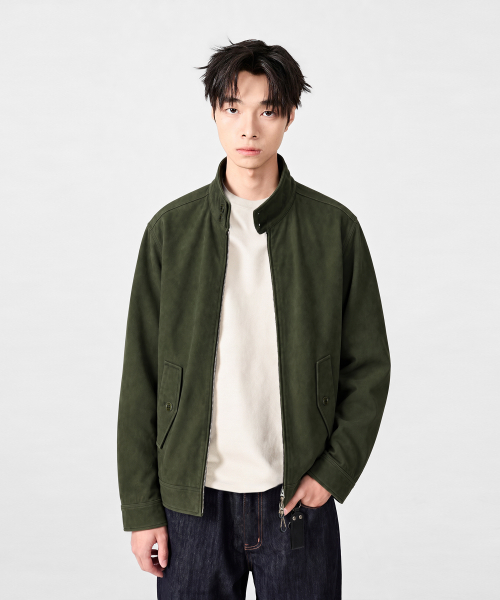 2WAY 에센셜 해링턴 자켓_스웨이드 4 COLOR