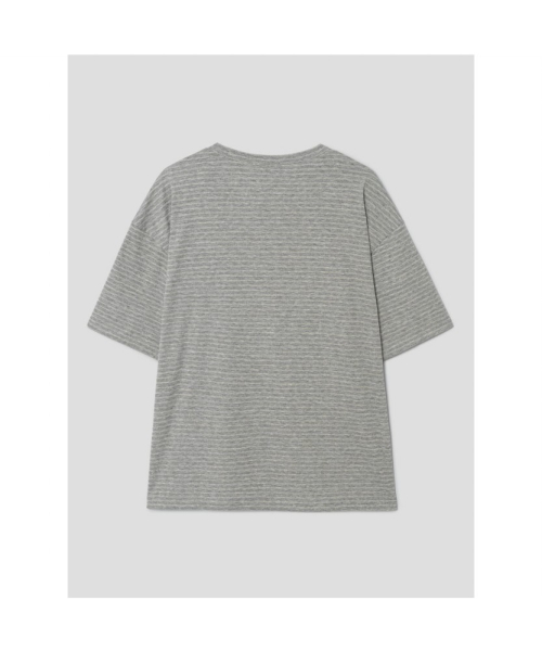 [Unisex] Classic Stripe TShirt Grey (TA6742U023)