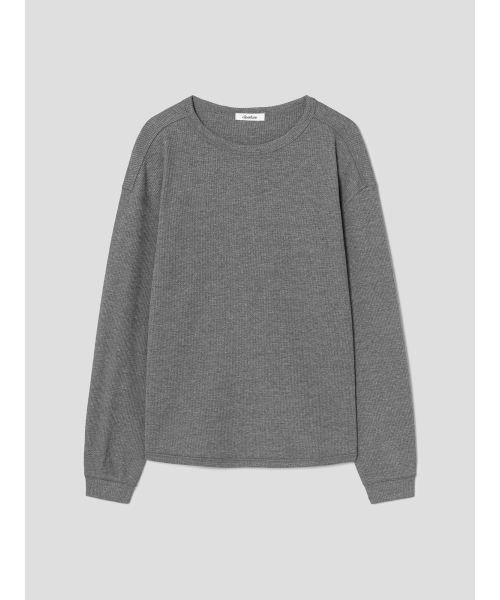 [Unisex] 90S Waffle Top Grey (TA6741U013)