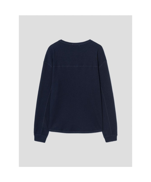 [Unisex] 90S Waffle Top Navy (TA6741U01R)