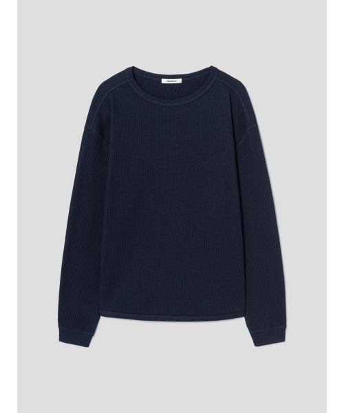 [Unisex] 90S Waffle Top Navy (TA6741U01R)