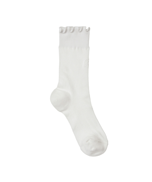 ESSENTIAL LOGO SOCKS IN WHITE