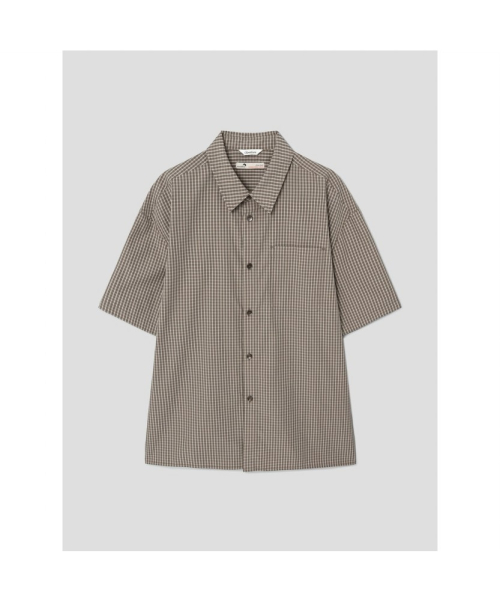 [Unisex] Sidogras HSleeve Shirt Brown (TA6765U01D)