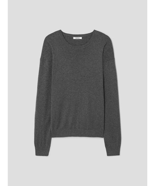 [Unisex] Cash Round Knit Top Grey (TA6751U023)