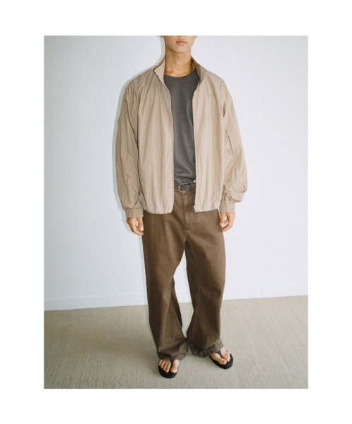 [Unisex] Classic Nylon Jumper Beige (TA6739U02A)