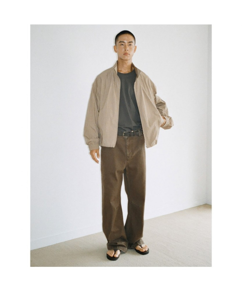 [Unisex] Classic Nylon Jumper Beige (TA6739U02A)