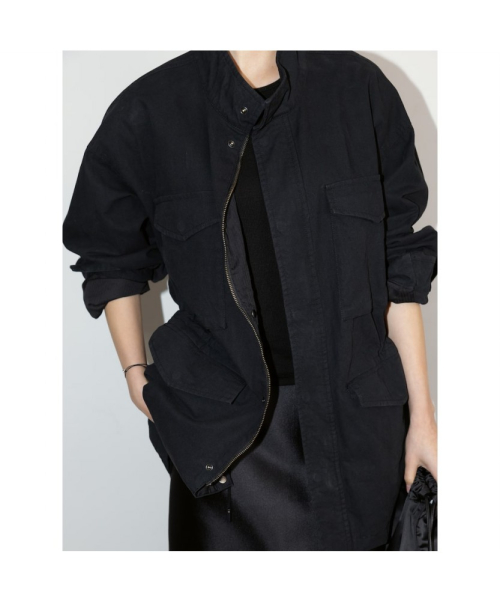 [Unisex] Wahsed Field Jacket Black (TA6739U045)