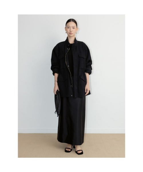 [Unisex] Wahsed Field Jacket Black (TA6739U045)