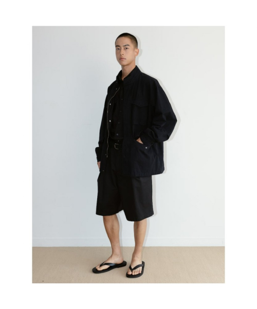 [Unisex] Wahsed Field Jacket Black (TA6739U045)