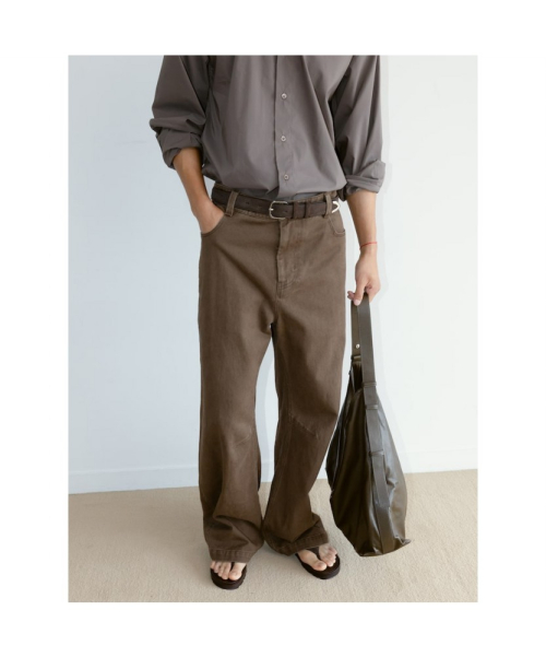 [Unisex] Sage Cotton Pants Brown (TA6721U06D)