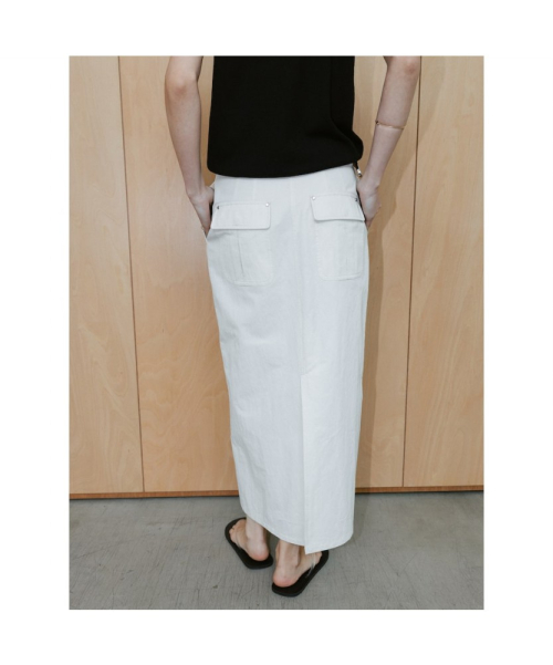 Asti H Line Skirt Ivory (TA6427A050)