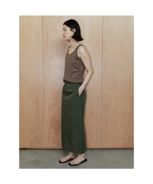 Asti H Line Skirt Khaki (TA6427A05H)
