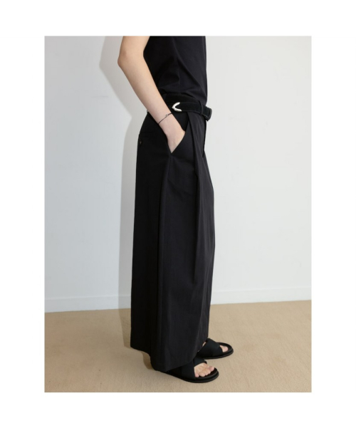 H Line Tuck Skirt Black (TA6727A095)