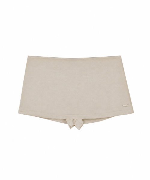 LOW RISE MINI SKORT_BEIGE