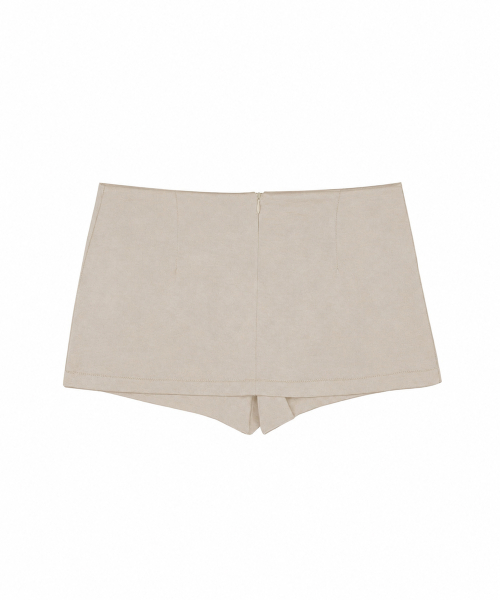 LOW RISE MINI SKORT_BEIGE