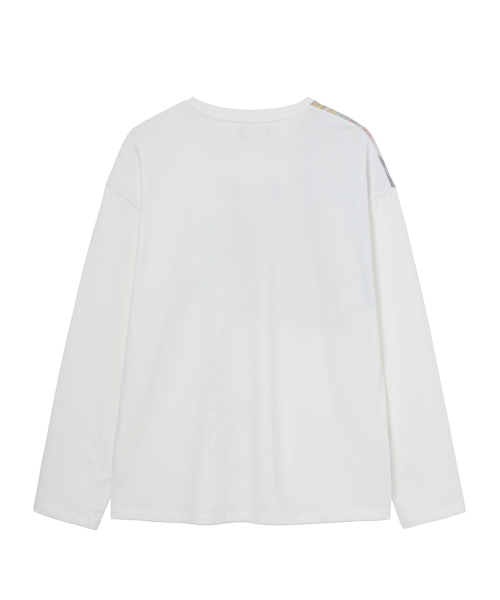 DIGITAL VINTAGE LONG SLEEVE IN WHITE