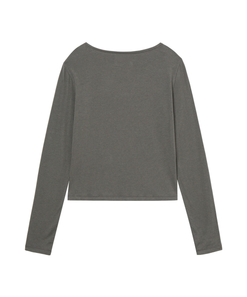 I HATE LONG SLEEVE IN CHARCOAL