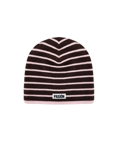 듀얼 팝 스트라이프 비니_핑크 Dual Pop Stripe Beanie_Pink