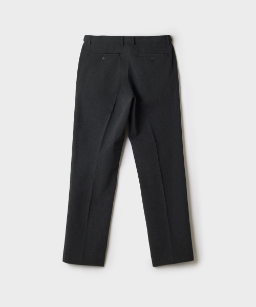 Hidden Elastic Waistband Semi-Wide Slacks_SPTAG49M52