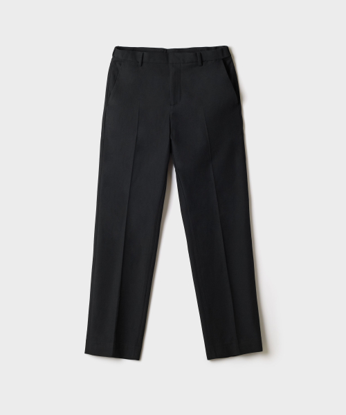 Hidden Elastic Waistband Semi-Wide Slacks_SPTAG49M52