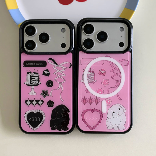 [Bumper Black] BUNNY DIARY MagSafe Phone Case