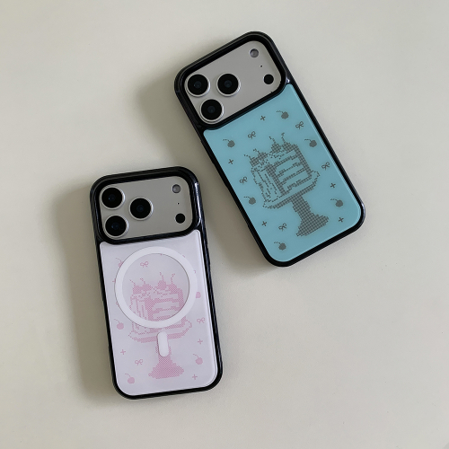 [Bumper Black] Sweet Cherry Cake MagSafe Phone Case