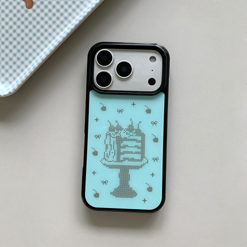 [Bumper Black] Sweet Cherry Cake MagSafe Phone Case