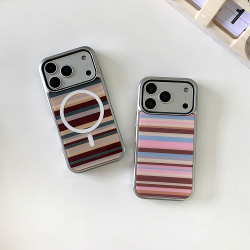 [Bumper Silver] Knit Stripe MagSafe Phone Case