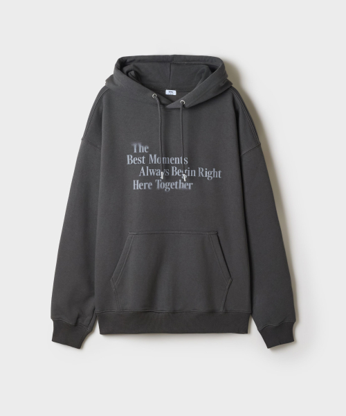 Lettering Hood Pullover_SPMNG49C70