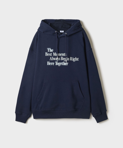 Lettering Hood Pullover_SPMNG49C70