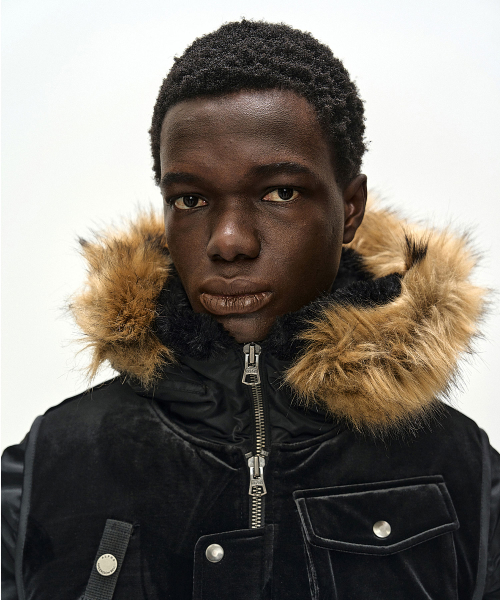 ANDERSSON BELL X ALPHA INDUSTRIES VEST LAYERED N-2B JACKET (BLACK)