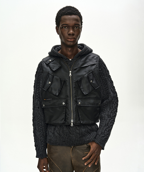 ANDERSSON BELL X ALPHA INDUSTRIES FLIGHT VEST (BLACK)
