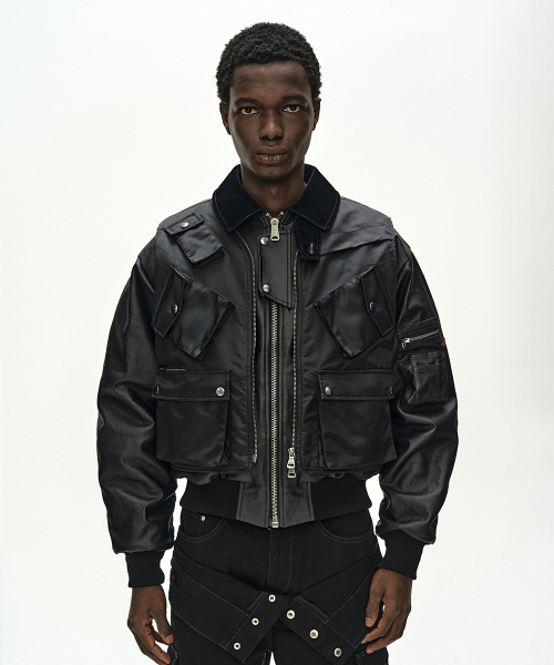 ANDERSSON BELL X ALPHA INDUSTRIES CWU 45/P FLIGHT JACKET (BLACK)
