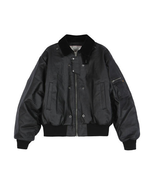 ANDERSSON BELL X ALPHA INDUSTRIES CWU 45/P FLIGHT JACKET (BLACK)