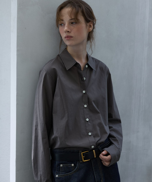 Classic Cotton Shirt Mocha