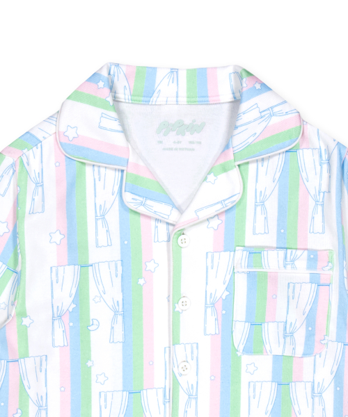 Curtain pajamas set