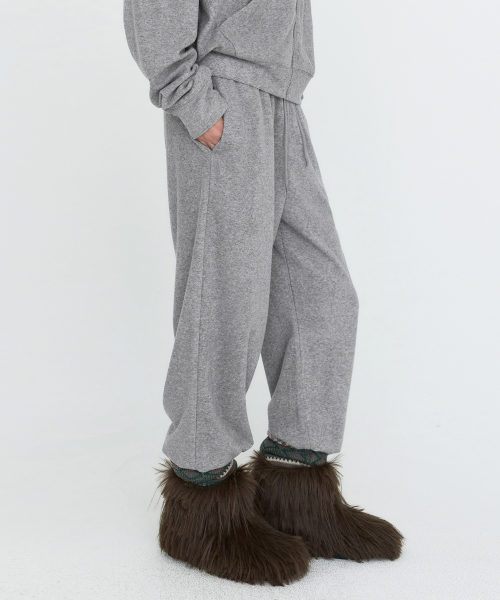 Soft Essential Banding Jogger Pants Gray MDPT090GRAY