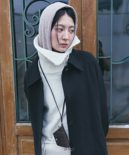 Asymmetric Collar Knit Cardigans Ivory MDKT137IVORY
