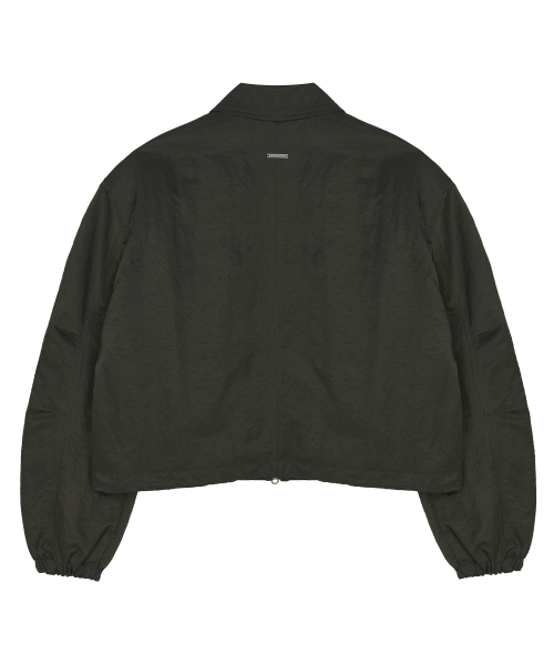 STUD WINDBREAKER JACKET_KHAKI