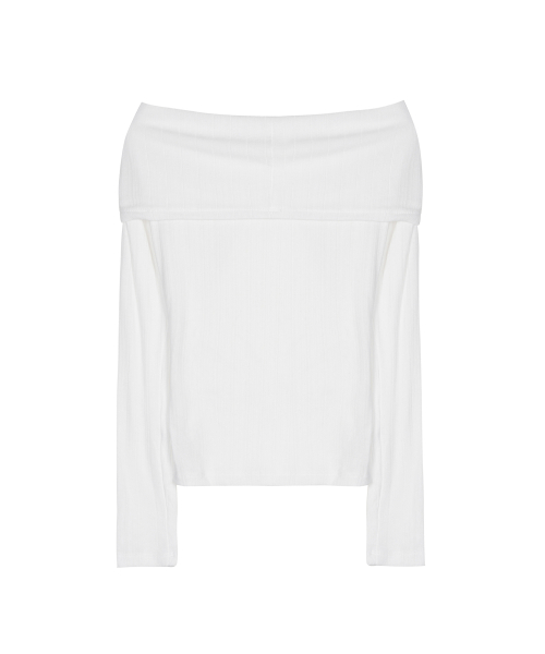 TWIST DRAPE TOP_IVORY
