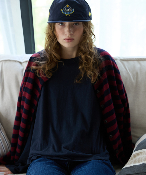Convertible Stripe Knit BurgundyNavy