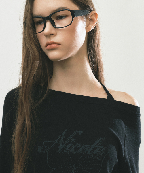 NICOLE BUTTERFLY RAGLAN TOP_BLACK