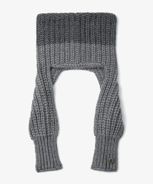 BULKY SQUARE BEANIE [GREY]