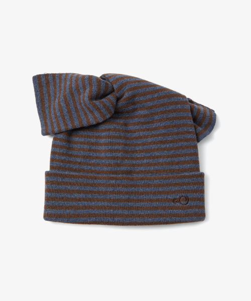 PILED LONG BEANIE [BLUE]