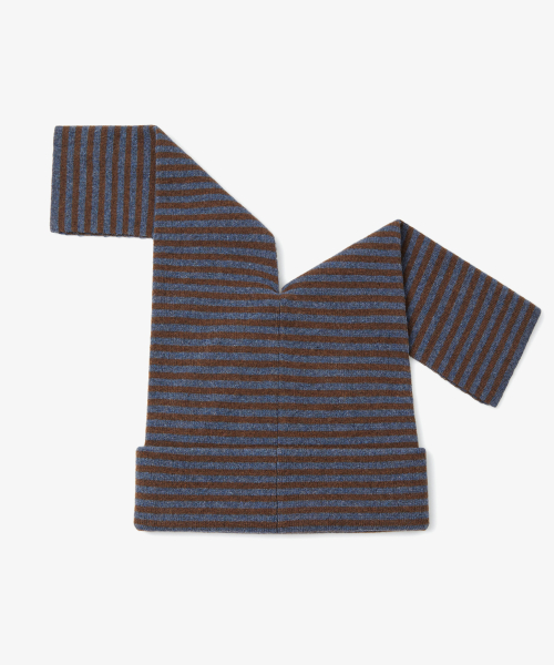 PILED LONG BEANIE [BLUE]