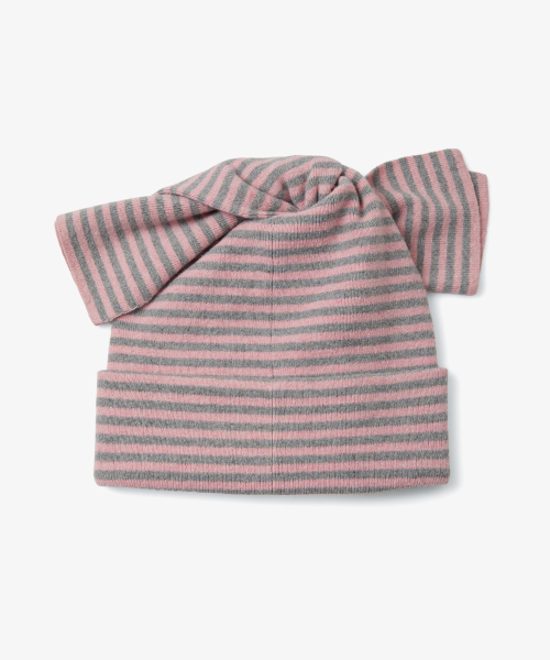 PILED LONG BEANIE [PINK]