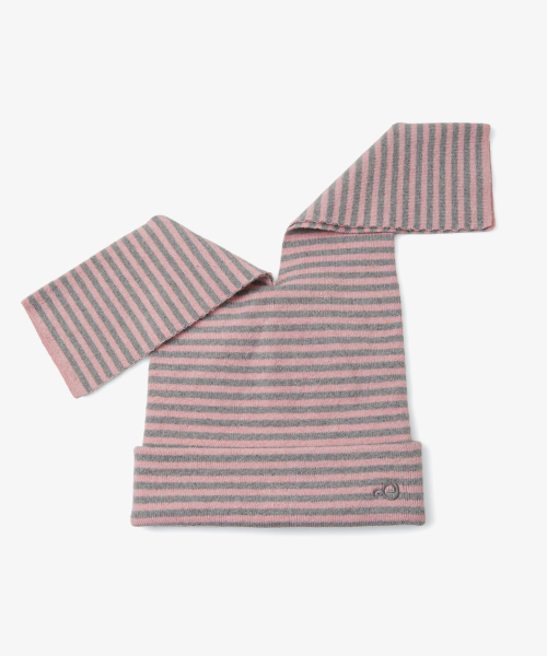 PILED LONG BEANIE [PINK]