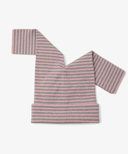 PILED LONG BEANIE [PINK]